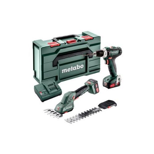 METABO Batterie Set Combo Set 2.3.2 12V (685188000); BS 12 + SGS 12 Q ; métaBOX 165 L