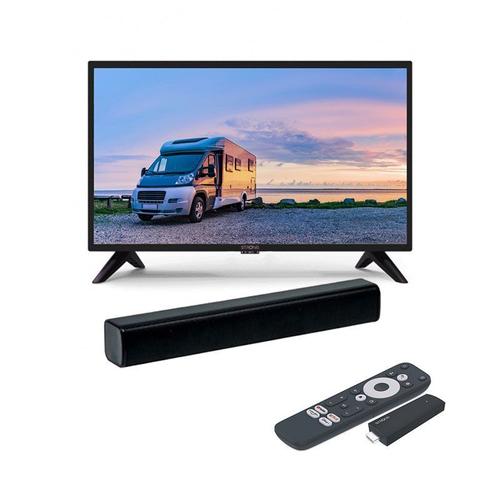 Pack STRONG TV LED 24" 60cm + Clé TV HDMI + ANTARION Barre de Son 30W