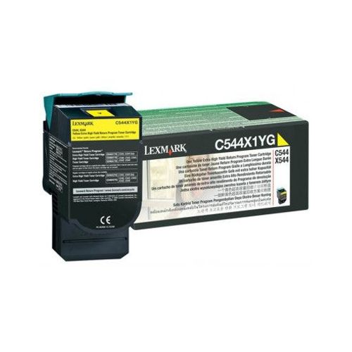 LEXMARK TONER ORIGINAL C544X1YG JAUNE