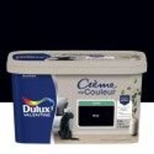Peinture décoration finition crème de couleur satin noir 2.5l DULUX VALENTINE