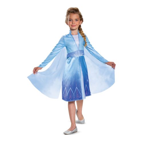 Déguisement Elsa Reine Des Neiges 2 Classique Fille - Taille: 7 - 8 Ans (124 - 136 Cm)