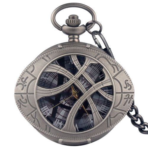 Montre De Poche À Quartz Avec Pendentif Creux En Forme D'?il,Horloge Créative,Rétro,Souvenir,Pull,Jo,Fob,Cadeau Antique - Type Pocket Watch Gb