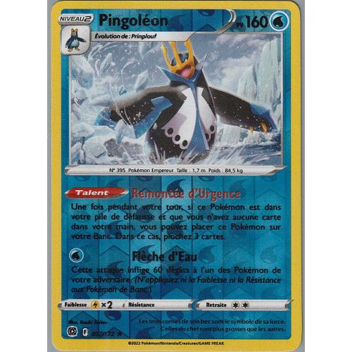 Carte Pokemon - Pingoléon - 037/172 - Holo-Reverse - Eb9 Stars Etincelantes -