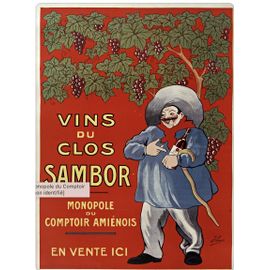 Affiche Vin Clos Sambor
