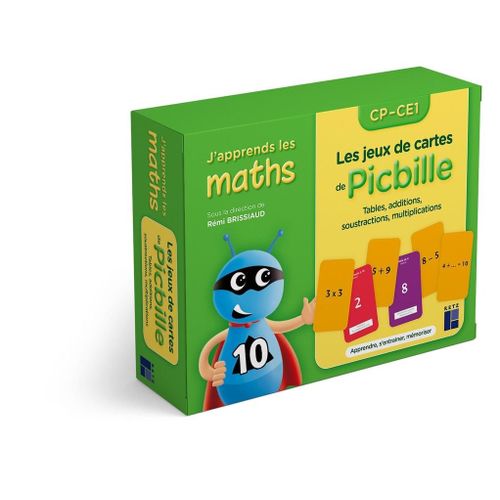 Les Jeux De Cartes De Picbille Cp-Ce1 - Tables, Additions, Soustractions, Multiplications
