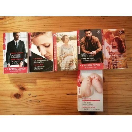 Lot 6 Livres Collection Passions