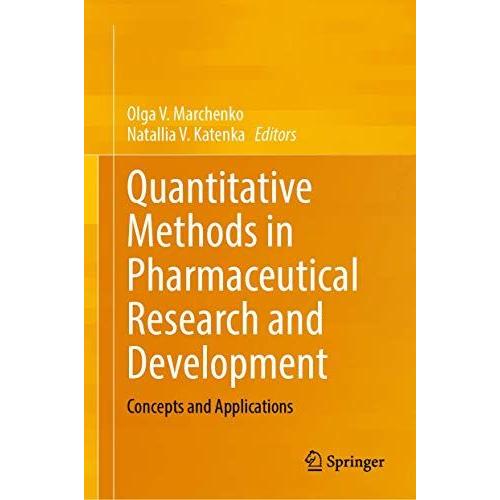 Quantitative Methods In Pharmaceutical Research And Development