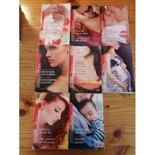 Lot 8 Livres Collection Passion Collectif D'auteures - Red Garnier