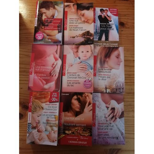 Lot 9 Livres Collection Passions - Auteure Susan Crosby