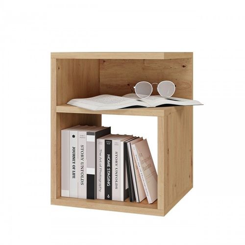 Nido - Table De Chevet Style Minimaliste - 30x30x40 Cm - Chevet - Table D 'appoint - Chêne