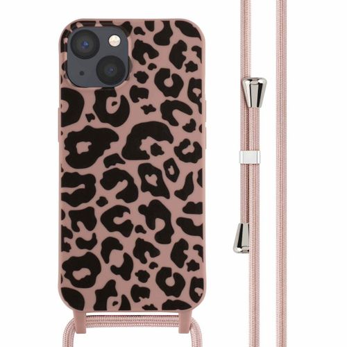 Imoshion Coque Design En Silicone Avec Cordon Iphone 13 Animal Pink