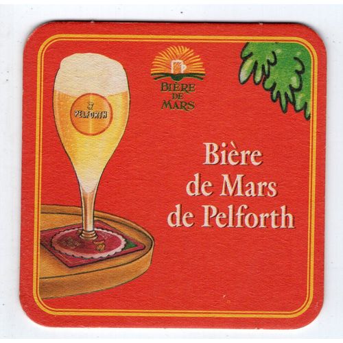 Sous Bock De Biere La Biere De Mars De Pelforth
