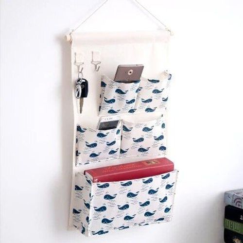 Pochettes De Rangement Pour Magazines,Pochettes De Rangement Murales Pour Porte Placard,Sac De Rangement Suspendu Organisateur Pour Chambre À Coucher Et Salle De Bain #Q
