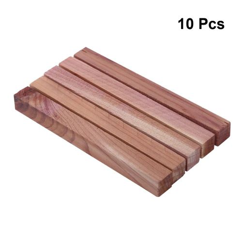 Décennie S De Contrôle Des Mites En Bois Naturel,Anti-Insectes,Antiparasitaire,Garde-Robe,Vêtements - Type 10x1cm #C