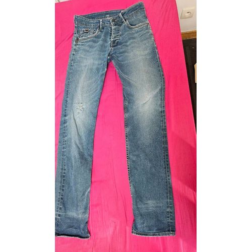Jean Homme Trou Kaporal Regular W38 L32