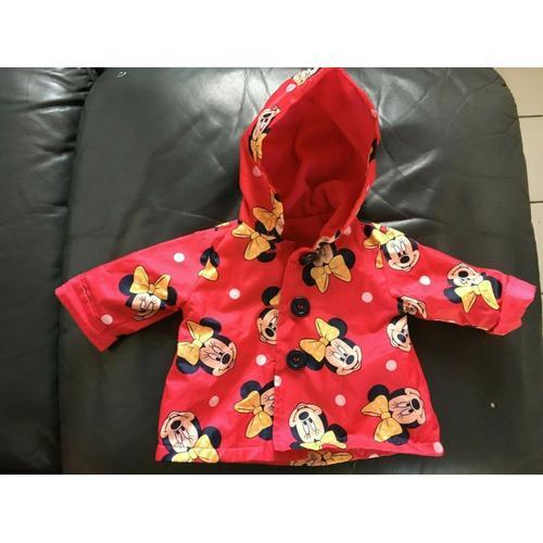 Kway / Imper / Veste Molletonne Disney Minnie Bebe Taille 0/3 Mois