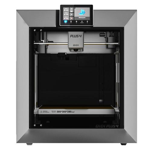 Imprimante 3D QIDI TECH PLUS4, 600 mm/s, impression haute température 370 ?, chambre chauffée active 65 ?, 305 x 305 x 280 mm, écran tactile 5 pouces, caméra 1080P