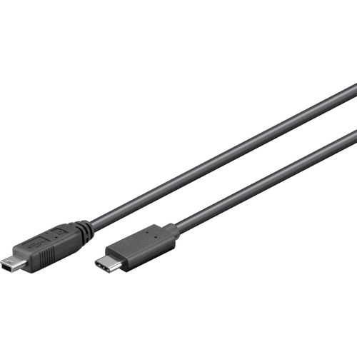 MicroConnect - USB-C to Mini USB B 5P 0.5m - Câbles USB