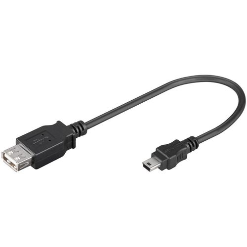 MicroConnect - USB A - Mini USB B 5P 0.2m F-M - Câbles USB