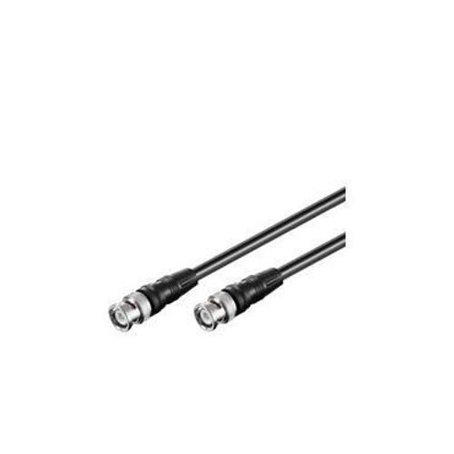MicroConnect - BNC - BNC 5m M-M, Black - Câbles coaxial