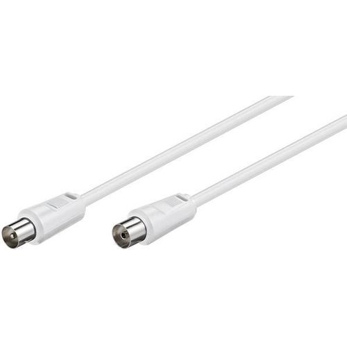 MicroConnect - Coax M-F 5m White 75 Ohm - Câbles coaxial
