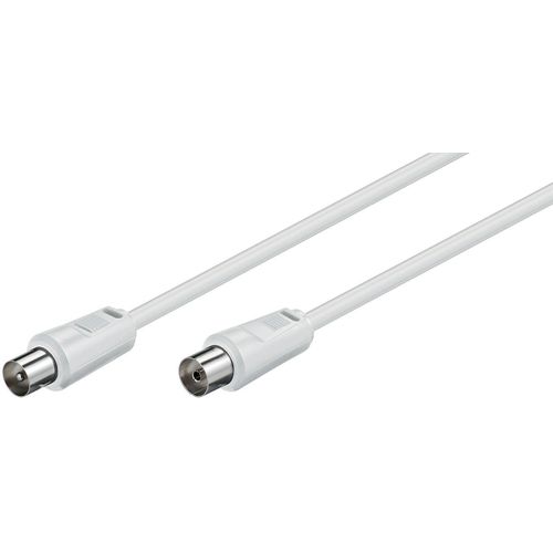 MicroConnect - Coax M-F 1.5m White 75 Ohm - Câbles coaxial