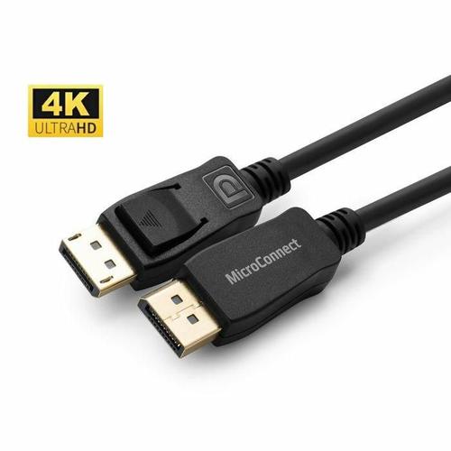 MicroConnect - 4K DisplayPort 1.2 Cable 3m - Câbles DisplayPort