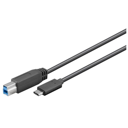 MicroConnect - USB-C to USB3.0 B Cable, 1m - Câbles USB