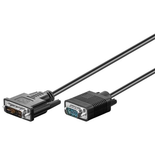 MicroConnect - Full HD DVI-I/VGA Cable 1m - Adaptateurs DVI