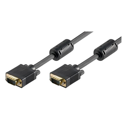 MicroConnect - SVGA HD15 3m M-M w.ferrit core - Câbles VGA