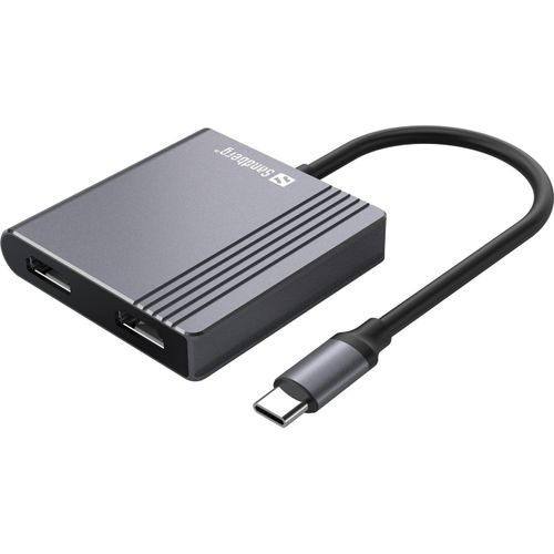 Sandberg - USB-C Dock 2xHDMI+USB+PD - Interface Hubs