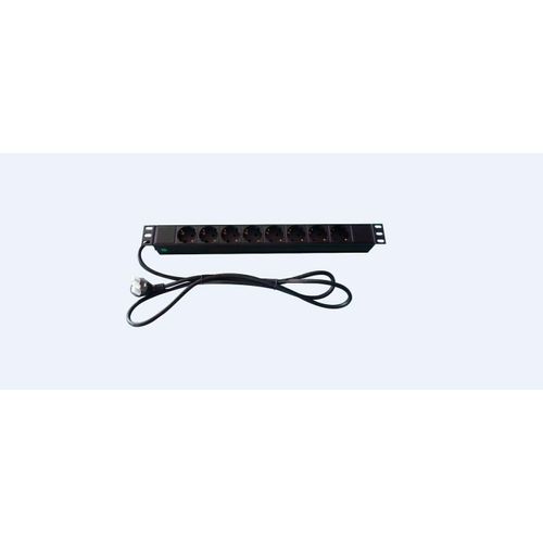 MicroConnect - 8-way Outlet strip,19" 3meter - Bandeaux de prises (PDU)