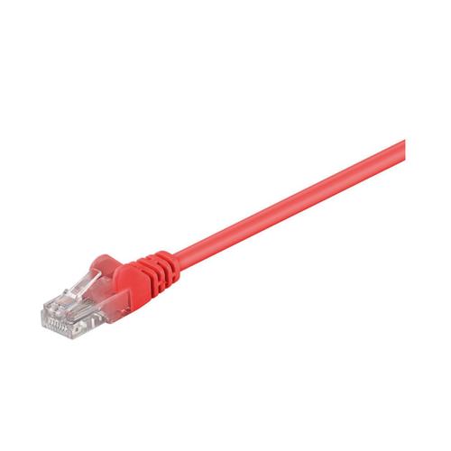 MicroConnect - U/UTP CAT5e 0.5M Red PVC - Câbles réseau