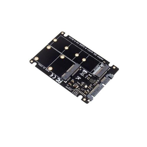 MicroConnect - 2.5" SATA to M.2 mSATA Adapter - Cartes d'interface / adaptateurs