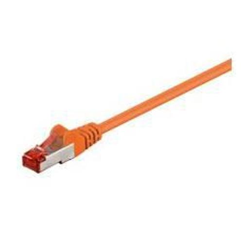 MicroConnect - F/UTP CAT6 1m Orange PVC - Câbles réseau