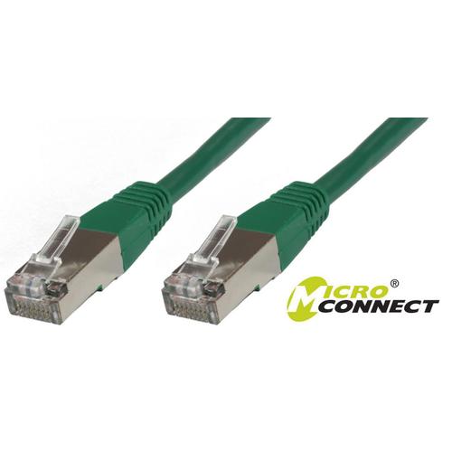 MicroConnect - F/UTP CAT6 15m Green PVC - Câbles réseau
