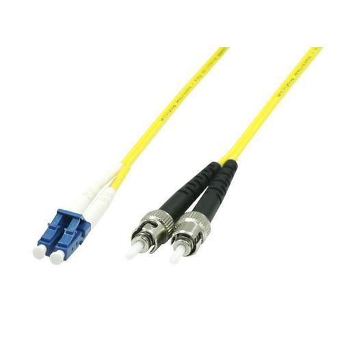 MicroConnect - LC/UPC-ST/UPC 1m OS2 - Fibre Patch Câbles Duplex