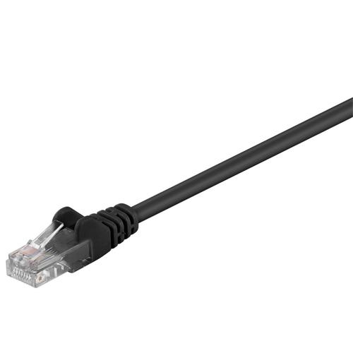 MicroConnect - U/UTP CAT5e 30M Black PVC - Câbles réseau