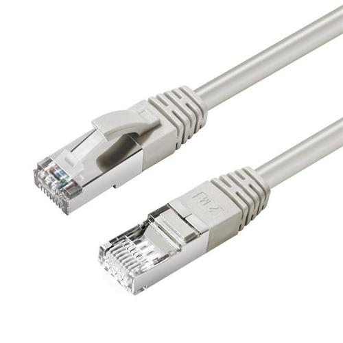 MicroConnect - CAT6A S/FTP 10m Grey LSZH - Câbles réseau