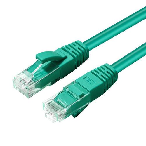 MicroConnect - CAT6A UTP 15m Green LSZH - Câbles réseau