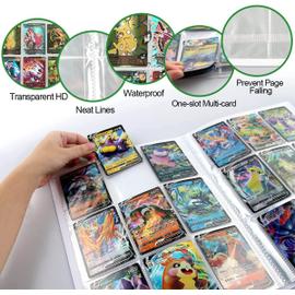 Classeur Pokemon 432 Pochettes pour Cartes de Jeu, 9 Cartes par page 24  Pages