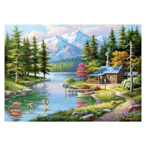 Puzzle Anatolien - Sung Kim : Canoë Au Repos, 1500 Pièces