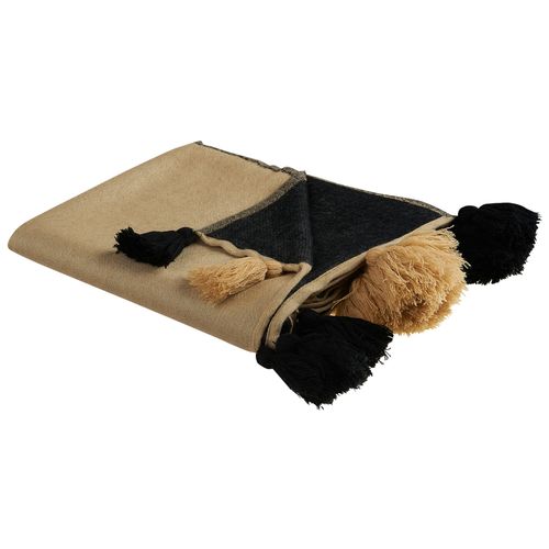 Couverture Thumki Tissu 130 X 170 Cm Beige