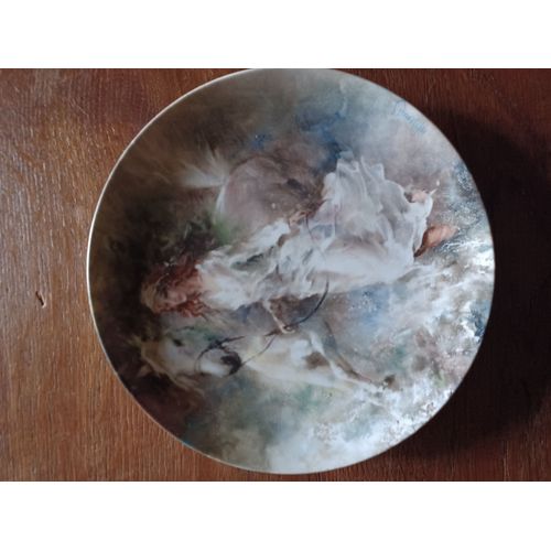 Assiette en Porcelaine Fine - Brise Fraîche