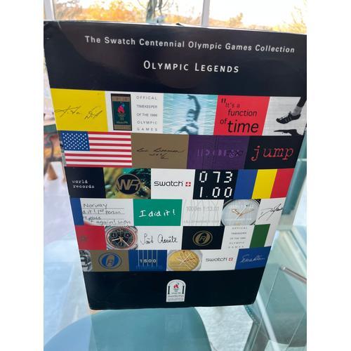 Vente Coffret De 10 Montres Swatch Série Limitée Jo Atlanta 1996 Olympic Legends