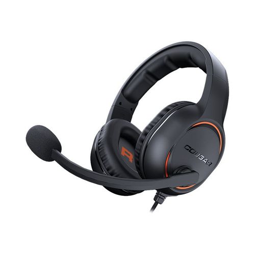 COUGAR HX330 - Micro-casque - circum-aural - filaire - jack 3,5mm - orange