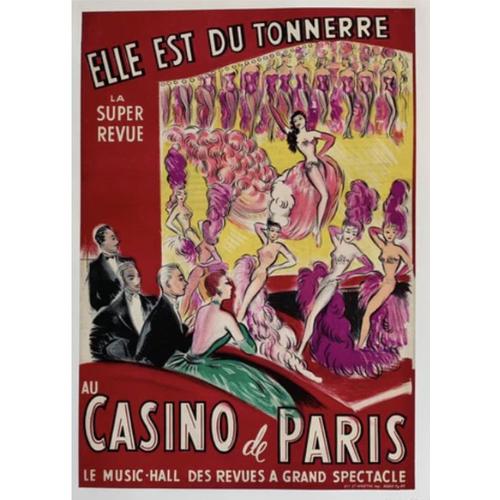 Affiche Casino Paris