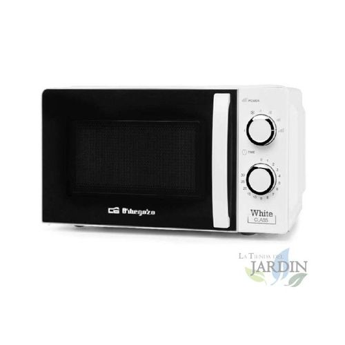 Micro-ondes Orbegozo 700 W MI2115. Capacité 20 L. 6 niveaux de puissance.