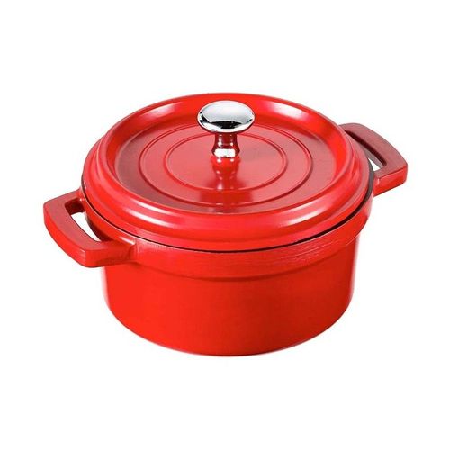 Lacor Casserole Avec Couvercle En Fonte D'aluminium, 1,3 Litres - 16 X 7 Cm - Couleur Rouge