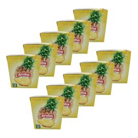 Lot 10x Boisson Instantanée Arôme Ananas - 12 X 30g - Boîte 3,6kg